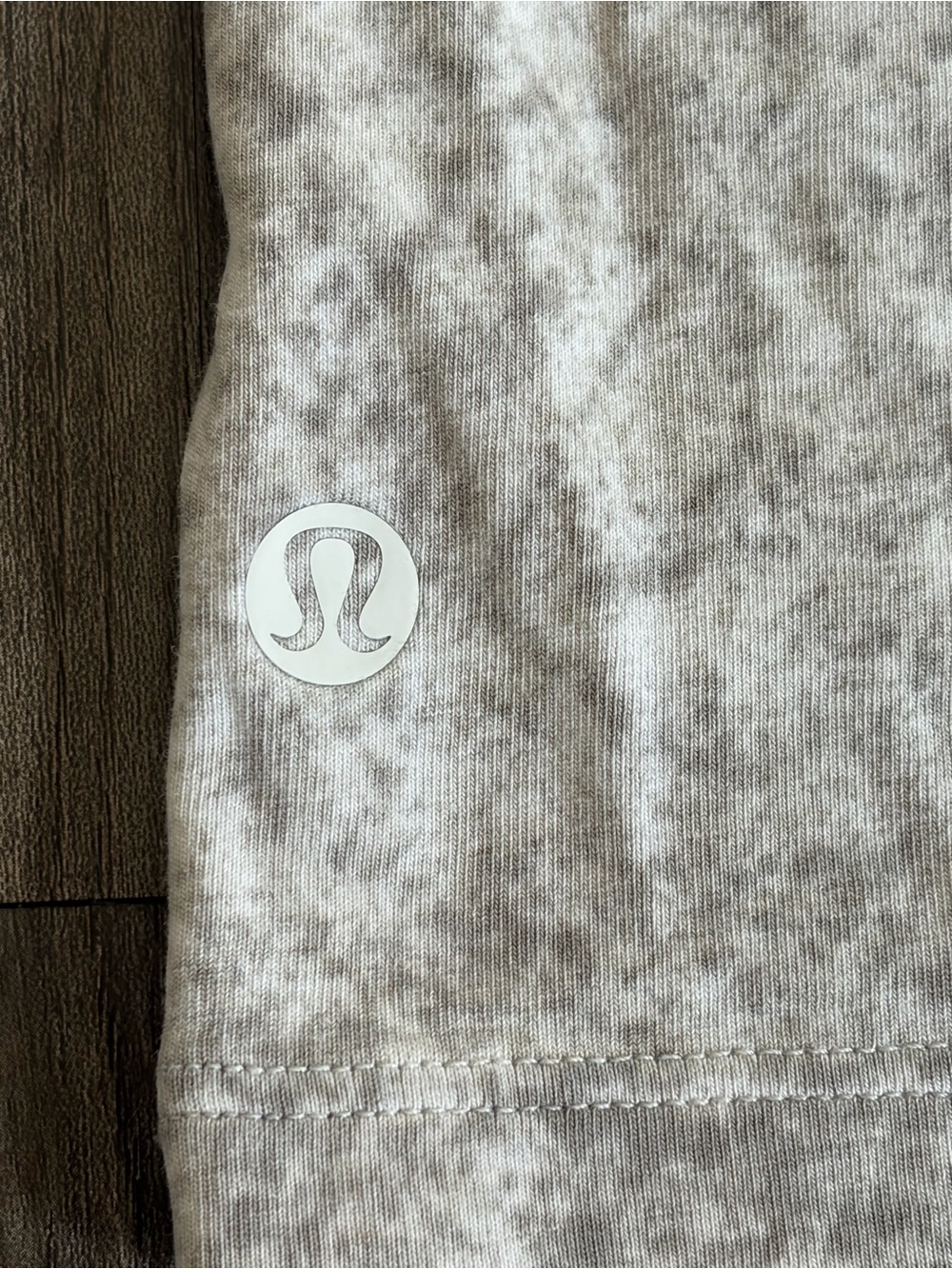 Lululemon All Yours Tee Shirt - Light Gray Mineral Wash - Picture 5 of 5